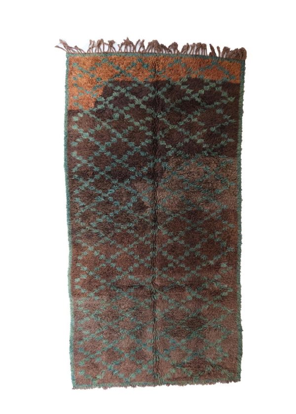 Brown Moroccan rug