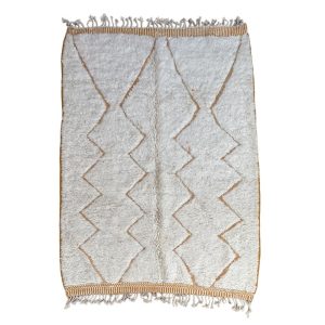 Moroccan Beni ourain rug 6x9ft Made from natural wool
