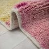 Wool Moroccan area rug with geometric design - Image 3