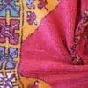 Wool Red Moroccan rug with geometric design 5x7ft - Image 6