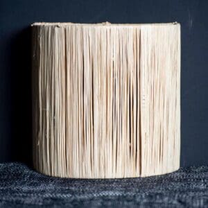 moroccan raffia wall lamp by Bazar Tifinagh