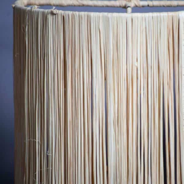 moroccan raffia wall lamp by Bazar Tifinagh