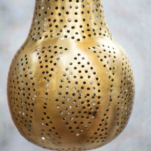 Brass Lamp Pendant, Handmade Moroccan Lighting for Elegant Interiors - Image 5