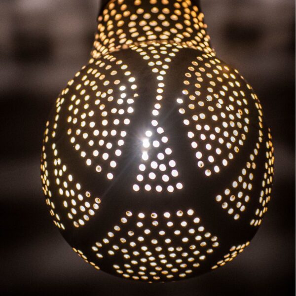 Brass Lamp Pendant, Handmade Moroccan Lighting for Elegant Interiors - Image 7