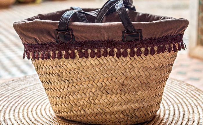 handmade moroccan Straw Bag
