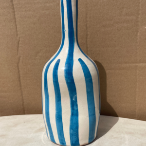 ceramic vase blue