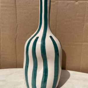 green ceramic vase