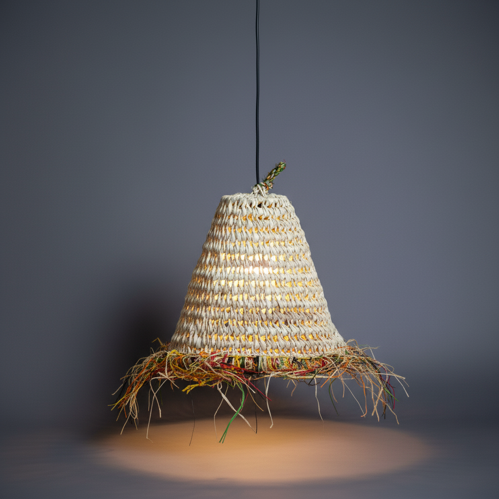Straw Lamp